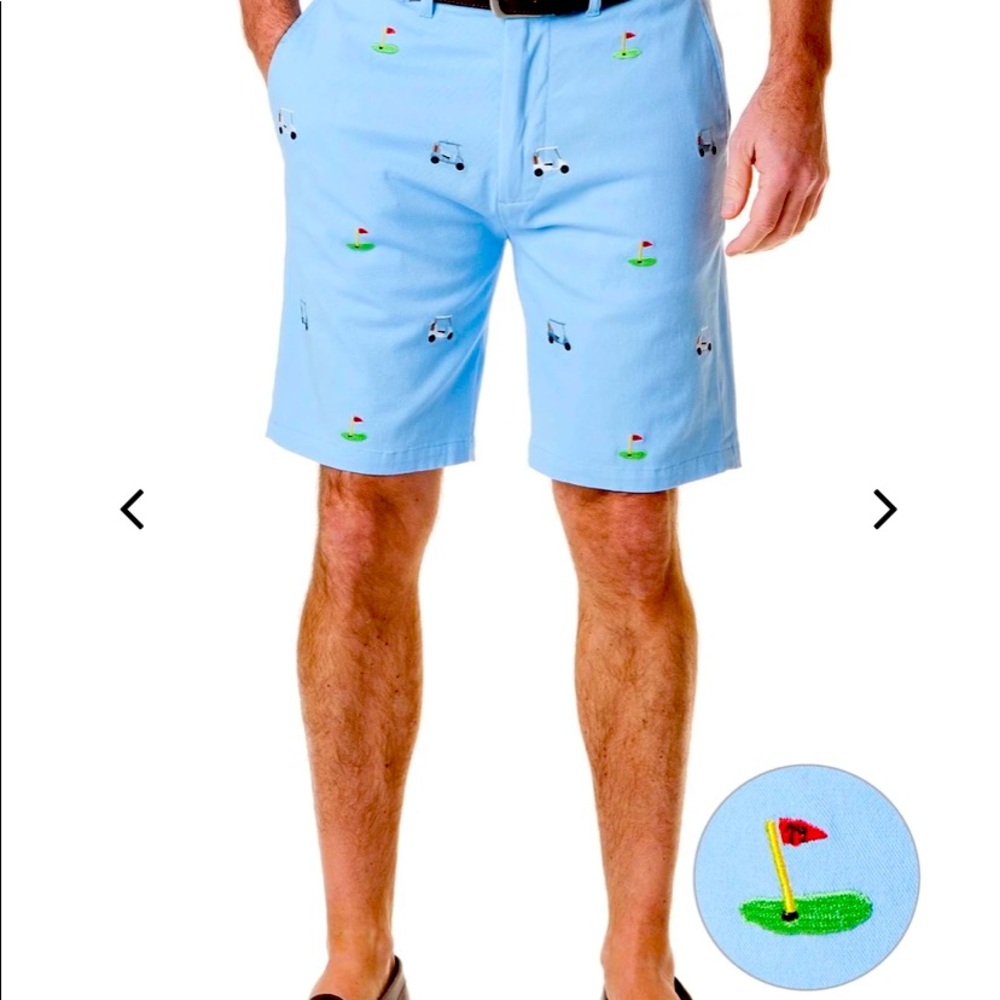 Castaway Nantucket Men’s Embroidered Shorts NET